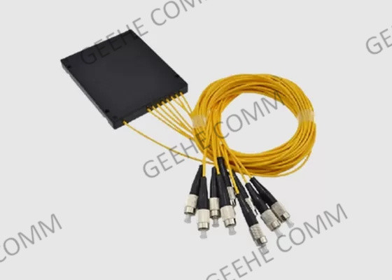 1×8 Single Mode Fiber Splitter PLC Splitter With FC UPC Connector