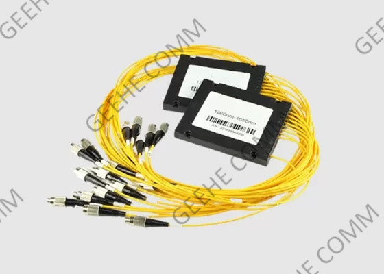 1×8 Single Mode Fiber Splitter PLC Splitter With FC UPC Connector