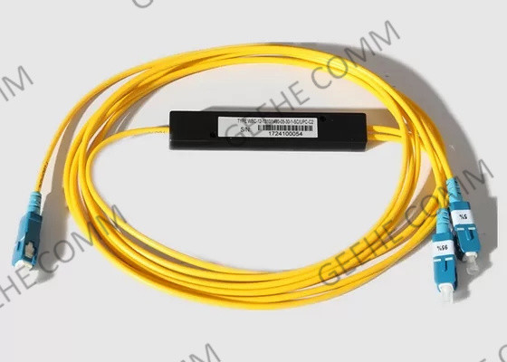 Outdoor blockless 1.5M SC/APC Fiber Optic Cable Splitter 2 In Out