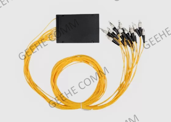 ABS Box 1×16 PLC Fiber Optic Cable Splitter Singlemode OS1 1310/1550nm