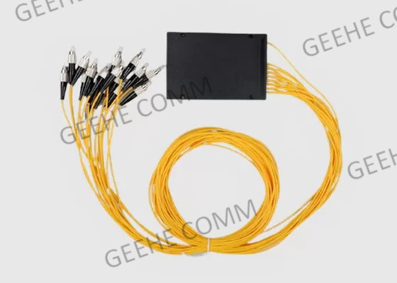 ABS Box 1×16 PLC Fiber Optic Cable Splitter Singlemode OS1 1310/1550nm