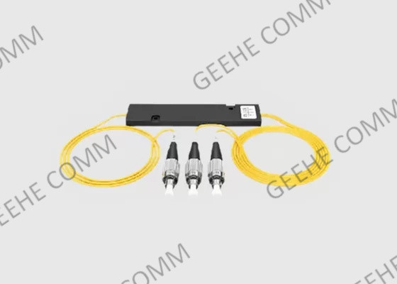 ABS Box Single Mode FC/UPC 1 To 2 Fiber Optic Cable Splitter