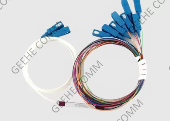 1/99 Split Waterproof 2 ×8 PLC Fiber Splitter With SC Connector