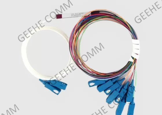 1/99 Split Waterproof 2 ×8 PLC Fiber Splitter With SC Connector