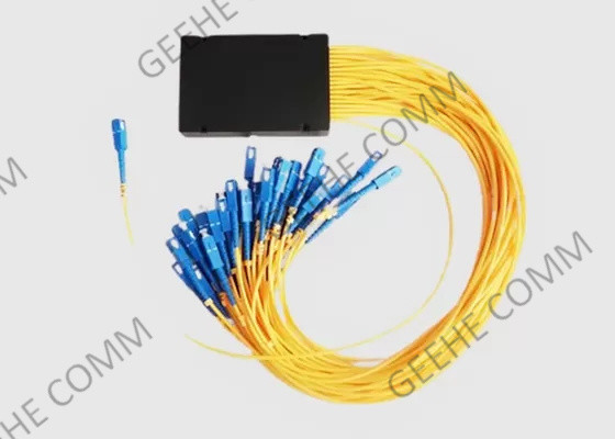1x32 PLC Fiber Cable Splitter SC/UPC 900UM 1.5M ABS Box Optic Splitter