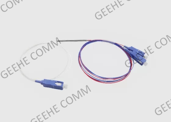 Loss Over 1×2 Simplex WDM Fiber Coupler 50/50 SC UPC 1310nm