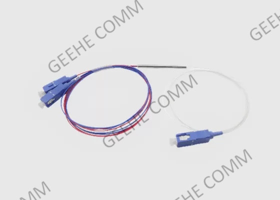 Loss Over 1×2 Simplex WDM Fiber Coupler 50/50 SC UPC 1310nm