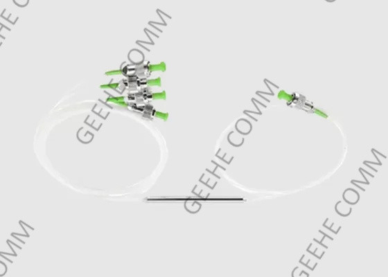 Dual Window 1×4 FBT Fiber Optic FC Coupler Single Mode 1310nm 1550nm
