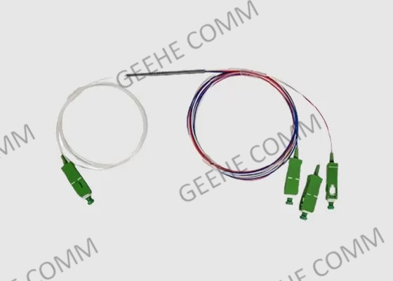 1x3 Single Mode Triple Window Fiber Optic Coupler 1310nm 1550nm