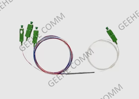 1x3 Single Mode Triple Window Fiber Optic Coupler 1310nm 1550nm