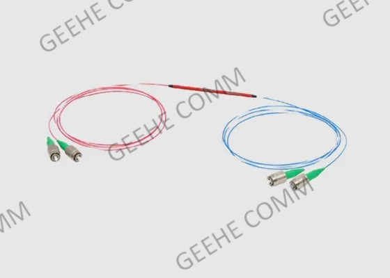 Fiber Optic ST Connector 1×2 Ratios Wideband Optical Couplers