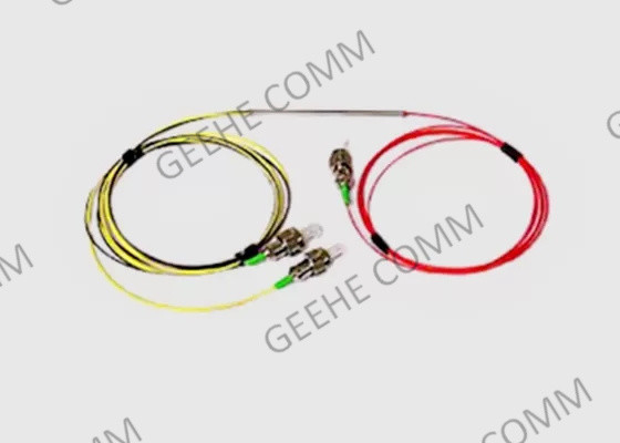 Fiber Optic ST Connector 1×2 Ratios Wideband Optical Couplers