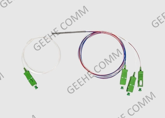 Ultra Size 1525-1565nm Fiber Optic Cable Coupler 1×3 Wideband Optical Splitter Coupler