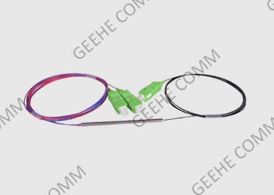 Single Mode 2mm Jacket 1×2 980 Ultra Small Fiber Optic Cable Coupler Optical Splitters