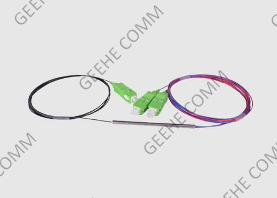 Single Mode 2mm Jacket 1×2 980 Ultra Small Fiber Optic Cable Coupler Optical Splitters