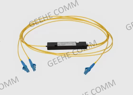 1X2 Multimode Fused Fiber Coupler / Splitter 3.0mm With SC/APC Connectors
