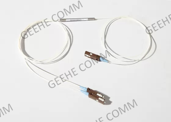 1 ×2 Multimode MU 50/125 Fiber Optic Cable Coupler