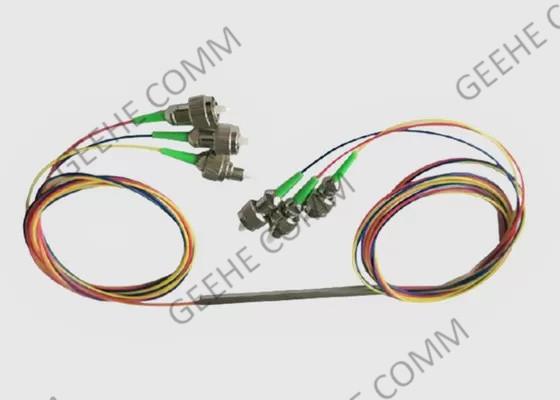 Steel Tube Bare Fiber 250um 3×3 Fiber Optic Coupler with FC Connectors