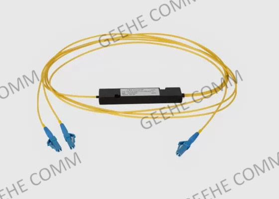 1x2 FBT Multimode Dual Window LC/UPC Fiber Coupler With ABS Box
