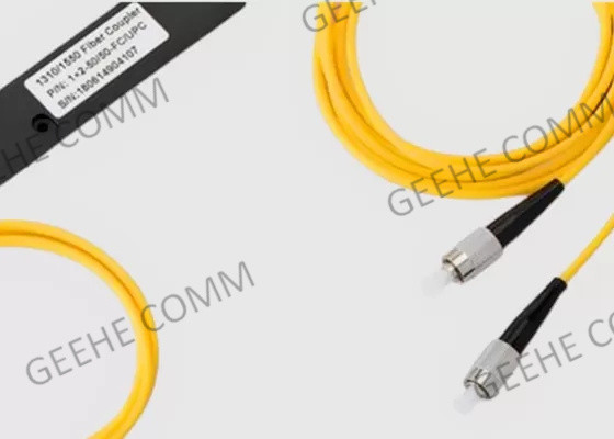 1×2 FC SC Singlemode 50/50 Ratio FBT Coupler Splitters With ABS Box