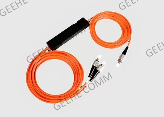 1×2 FC SC Singlemode 50/50 Ratio FBT Coupler Splitters With ABS Box