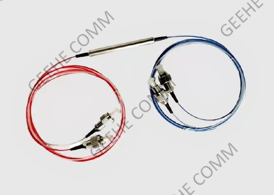 Single Mode 2X2 FC/APC FBT Splitter Dual Window 0.9mm Fiber with Loose Tube