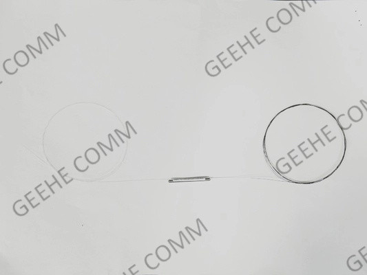 1*2FBT 50:50  Working Wavelength Range 980,Package Size 2.4*35mm,Fiber length 0.5m