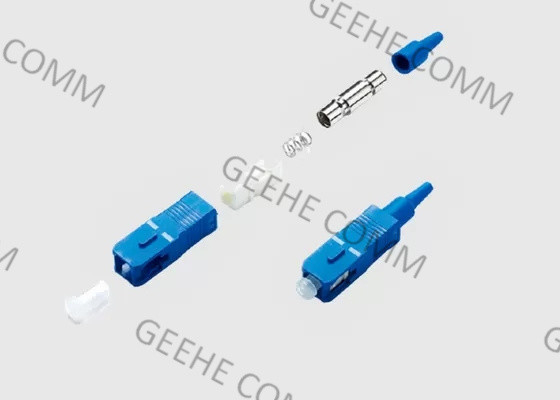 Single Mode SC UPC Simplex Fiber Optic Connector For Fiber Jumpers
