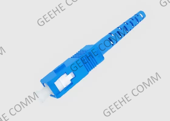 Single Mode SC UPC Simplex Fiber Optic Connector For Fiber Jumpers