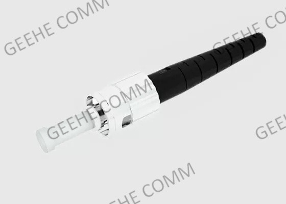 Nickel Plated Metal Fiber Optic Cable Connectors ST/UPC Simplex Single Mode