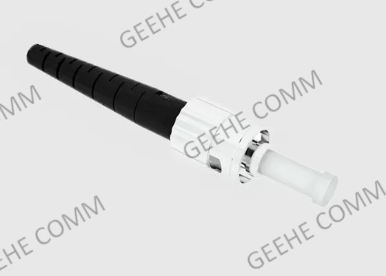 Nickel Plated Metal Fiber Optic Cable Connectors ST/UPC Simplex Single Mode