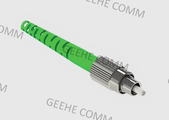 High Capacity 3.0mm Pre-Polished Green Color FC APC Fiber Optic Connectors