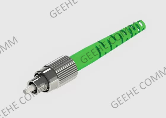 High Capacity 3.0mm Pre-Polished Green Color FC APC Fiber Optic Connectors