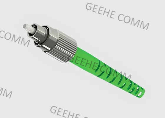 High Capacity 3.0mm Pre-Polished Green Color FC APC Fiber Optic Connectors