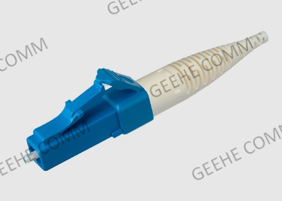 Smaller Size Single Mode 09MM LC Fiber Optic Connector For FTTH