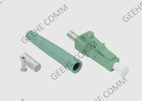 Multimode 2.0mm LC Simplex Connector With Aqua Boots