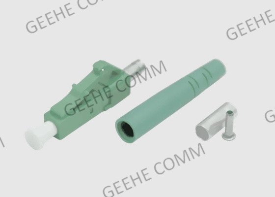 Multimode 2.0mm LC Simplex Connector With Aqua Boots