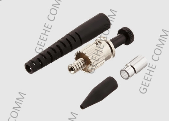 Simplex 2.0mm Single Mode ST Connector With Black Boots