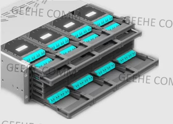 MPO Cassettes 96F MPO 1U Patch Panel compatible with 10G 40G 100G Data Center networks providing fiber management system