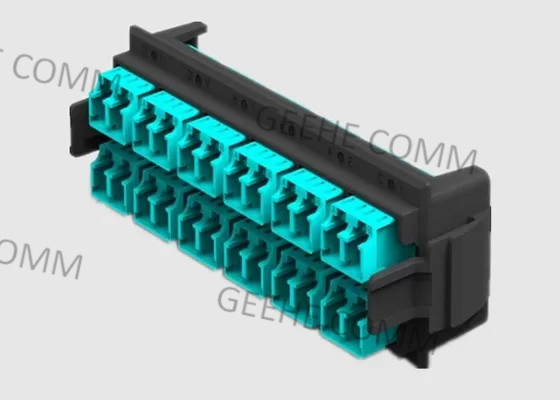 Front Facing Multimode OM3 100G MTP To LC HD Patch Panel
