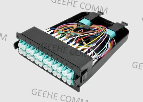 Duplex LC/UPC To 24F MPO Male HD 1U Fiber Optic Enclosure