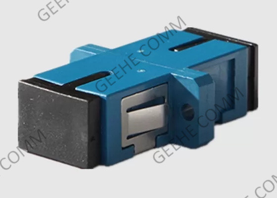 Metal Dust Cap 0.2dB 1550nm SC To SC Duplex Adapter