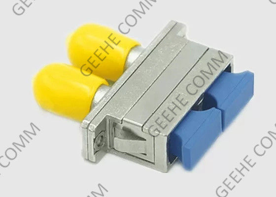 SC Female to ST Female Duplex Fiber Optic Hybrid Adapter