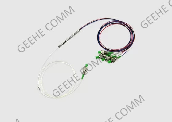 Steel Tube FBT Optical 1310 1550nm 1×4 WDM Fiber Coupler