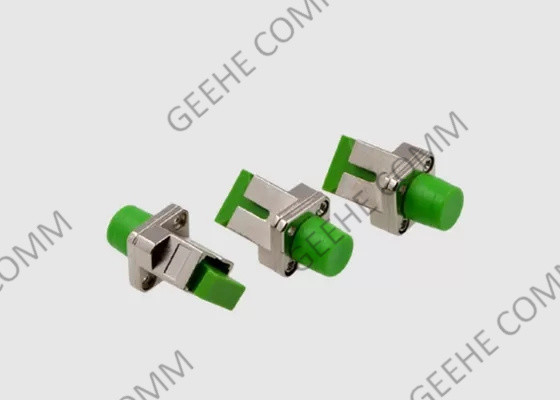 FC to SC Fiber Optic Hybrid Adapter Single Mode With Square Flange