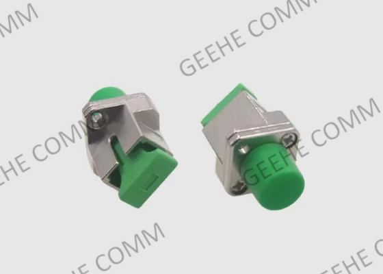 FC to SC Fiber Optic Hybrid Adapter Single Mode With Square Flange