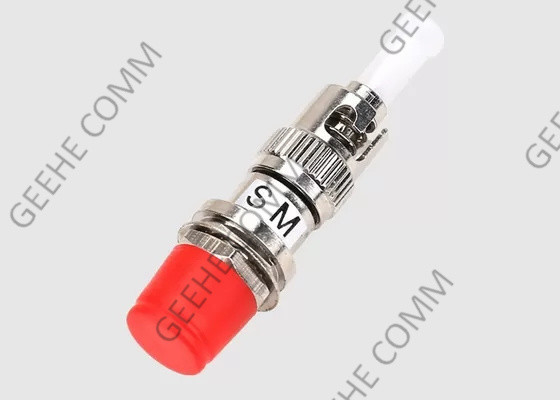 Ceramic Sleeve FC Male To ST UPC Female Hybrid  Fiber Adapter