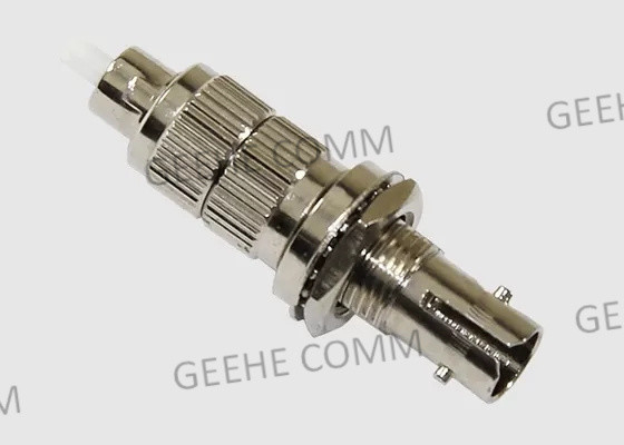 Male To Female Multimode 62.5/125 ST To FC Fiber Adapter