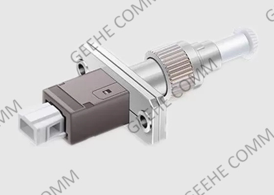 FC Female To MU Female Simplex FTTH  Fiber Optic Cable Adapter