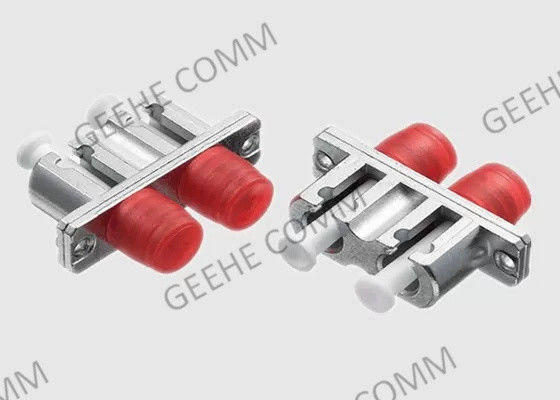 FC/UPC Female to LC/UPC Female Singlemode Duplex Fiber Optic Hybrid Adapter/Coupler